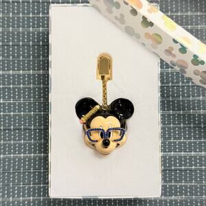 NEW | DISNEY x BAUBLEBAR | Minnie Mouse Rhinestone Teacher Bag Charm